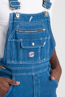 Image showing 2 th Berne Men's Vintage Washed Unlined Denim Bib Overalls