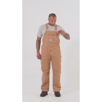 Berne Men's Washed Duck Quilt-Lined Insulated Bib Overalls at Tractor  Supply Co.