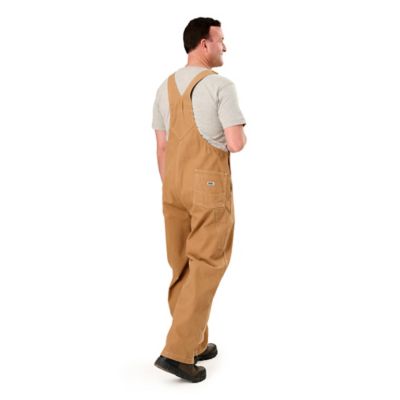 Image showing  Men's Vintage Washed Duck Unlined Bib Overalls