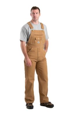 Image showing 2 th Berne Men's Vintage Washed Duck Unlined Bib Overalls
