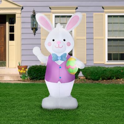 Image showing  Airblown Bunny with Easter Egg Inflatable