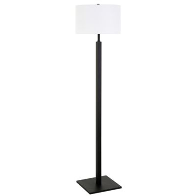 Hudson&Canal 62.32 in. Hudson & Canal Flaherty Blackened Bronze Floor Lamp