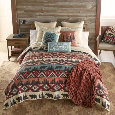 Donna Sharp Bear Totem Quilt Set