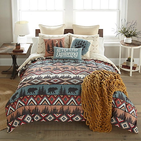 Donna Sharp Bear Totem Comforter Set, 3 pc.