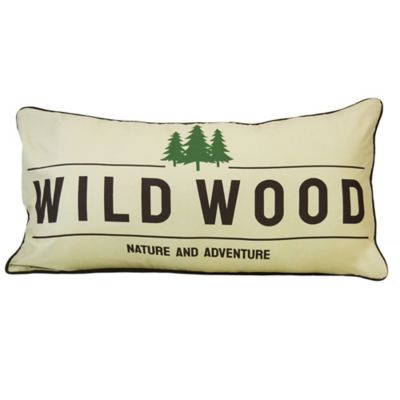 Donna Sharp The Great Outdoors Wood Decorative Pillow