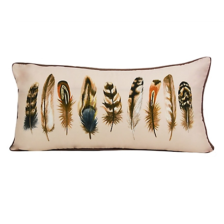 Donna Sharp Mojave Red Feather Decorative Pillow