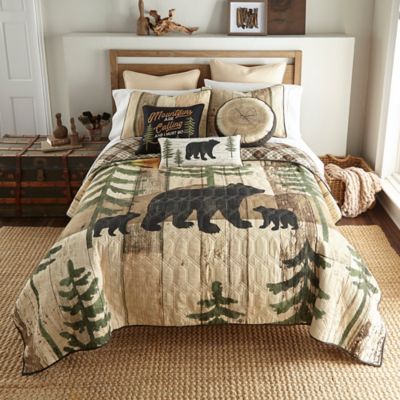 Donna Sharp Painted Bear Quilt Set