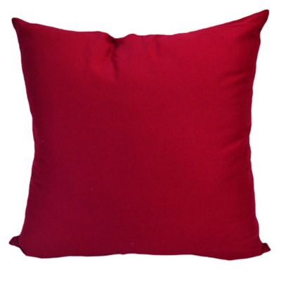 Image showing  Dawson Red Ruffle Decorative Pillow