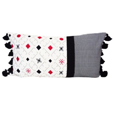 Donna Sharp Dawson Rectangular Tassels Decorative Pillow