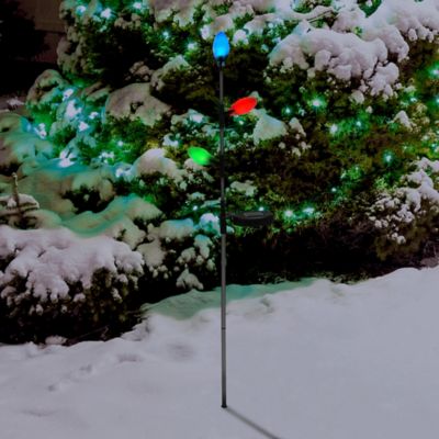 Image showing  31.5 in. Solar-Powered LED Christmas Lights