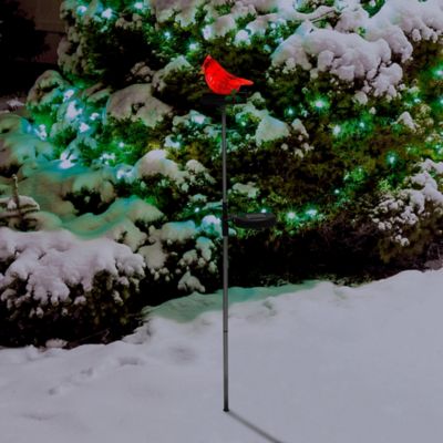 Image showing  31.5 in. Solar-Powered Outdoor LED Cardinal Light