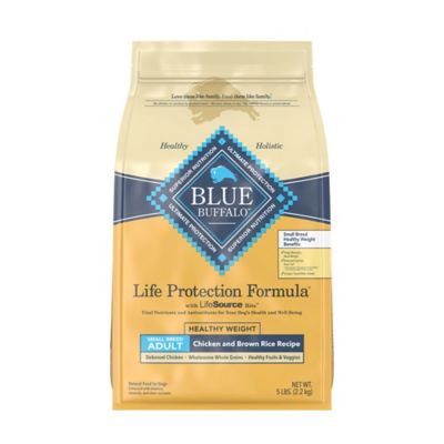 Blue Buffalo Life Protection Small Breed Adult Healthy Weight Chicken and Brown Rice Recipe Dry Dog Food