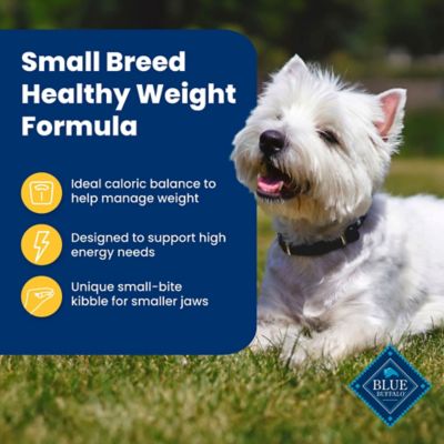 Image showing  Small Breed Adult Healthy Weight Chicken and Brown Rice Recipe Dry Dog Food
