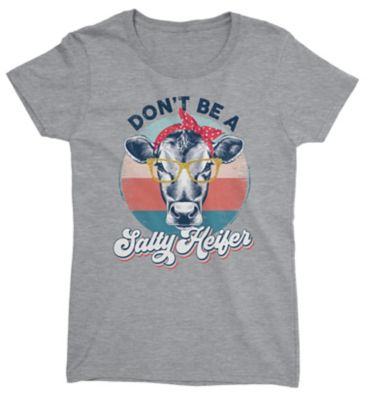Lost Creek Women's Short-Sleeve Retro Salty Printed T-Shirt