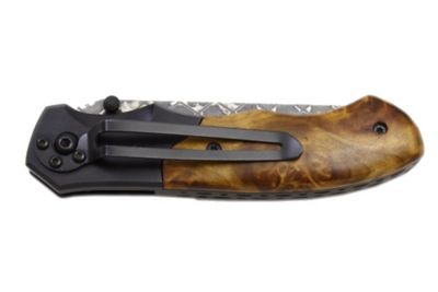 Image showing  3.125 in. Army Linerlock Folding Knife, Brown/Silver, BNB142267