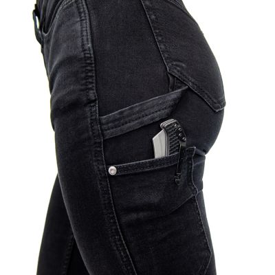 Image showing  Women's Skinny Fit Mid-Rise Flex Denim 5-Pocket Jeans