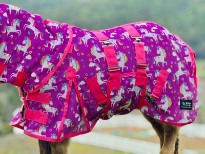 Image showing  Unicorn Hooded Horse Fly Sheet