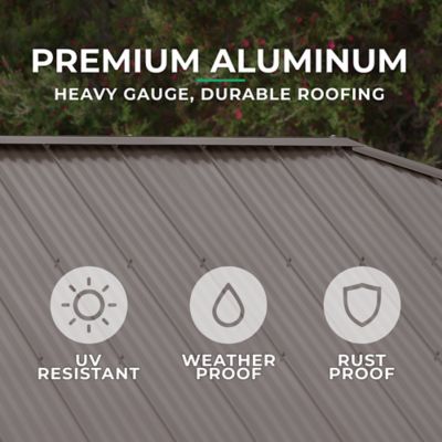 Image showing  12 ft. x 20 ft. Meridian Cedar Gazebo with Rust-Free Aluminum Roof