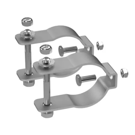 Mighty Mule Gate Opener Tube Gate Mounting Brackets Silver Gate Hardware