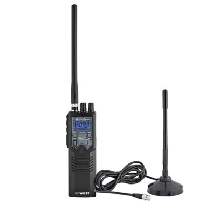 Image showing 5 th Cobra Road Trip Handheld CB Radio with Antenna, 4W, 4 Miles, Black