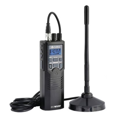 Image showing 7 th Cobra Road Trip Handheld CB Radio with Antenna, 4W, 4 Miles, Black