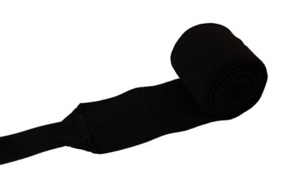 Image showing  Fleece Horse Polo Wraps, Black, 4 pk.