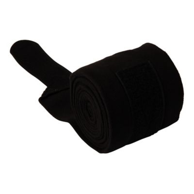 Image showing  Fleece Horse Polo Wraps, Black, 4 pk.