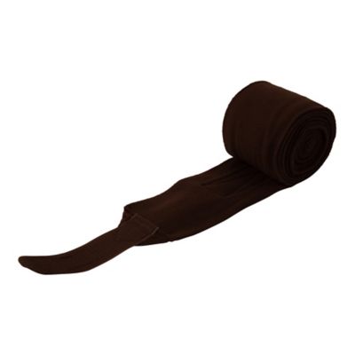 Image showing  Fleece Horse Polo Wraps, Brown, 4-Pack