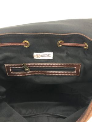 Image showing 5 th Huntley Equestrian Cowhide Backpack, Brown