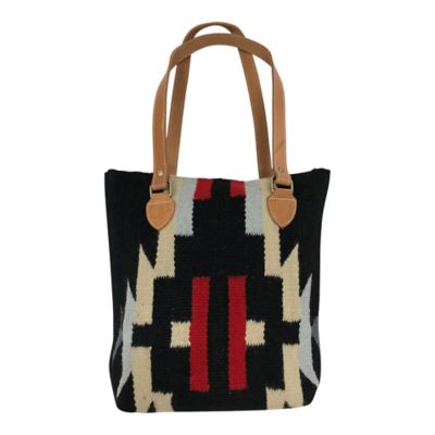 Huntley Equestrian Navajo Southwest Bag, Black