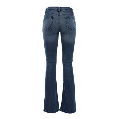 Image showing  Women's Slim Fit Mid-Rise Bootcut Jeans