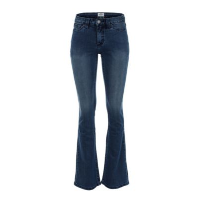 Blue Mountain Straight Fit Mid-Rise 5-Pocket Bootcut Jeans