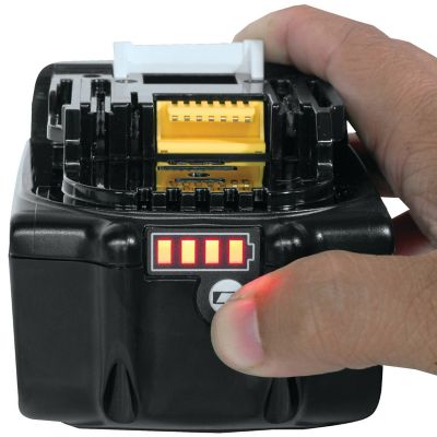 Image showing 5 th Makita 18 V, 4.0 Ah LXT Lithium-Ion Battery and Charger Starter pk., Black