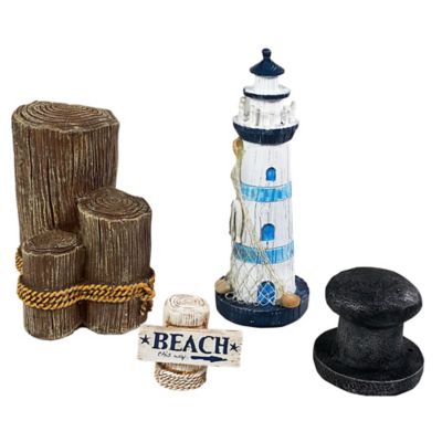 Penn-Plax Nautical Aquarium Decor Kit