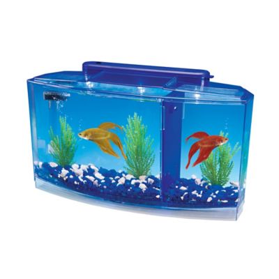 Penn-Plax Triple Betta Bow Deluxe Fish Tank Kit, 0.7 gal.