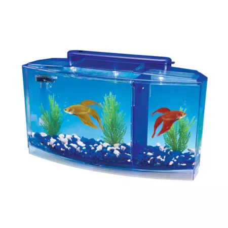 Penn-Plax Deluxe Triple Betta Bow Aquarium Kit 0.7 gal. Aquariums