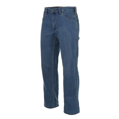 Image showing  Men's Relaxed Fit Mid-Rise Tough Utility Jeans