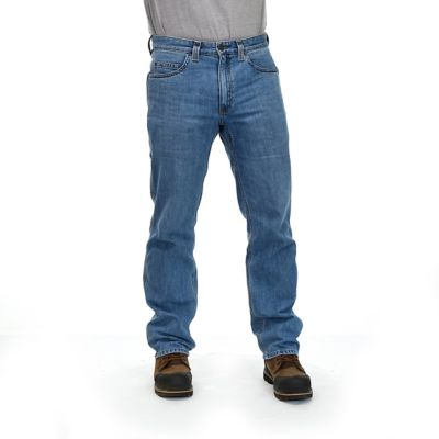 Image showing  Men's Relaxed Fit Mid-Rise Tough Utility Jeans