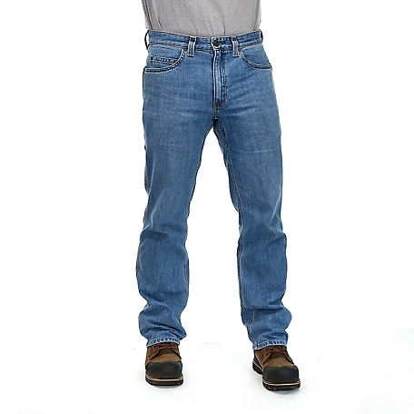 Ridgecut Men's Relaxed Fit Mid-Rise Tough Utility Jeans