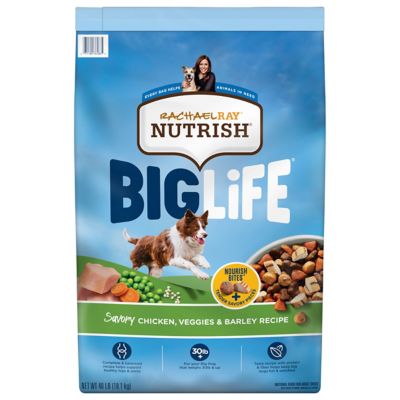Rachael Ray Nutrish Big Life Savory Chicken Veggies and Barley Recipe Dog Food [This review was collected as part of a promotion