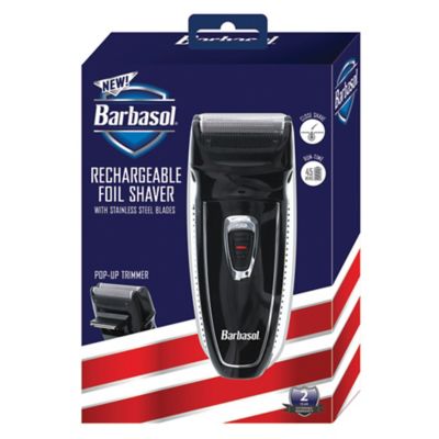 Image showing  Men's Rechargeable Foil Shaver with Pop-Up Trimmer, Black