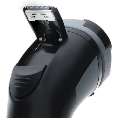 Image showing  Men's Rechargeable Dry Rotary Electric Shaver with Pop-Up Trimmer