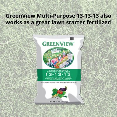 Image showing 6 th GreenView 33 lb. 13-13-13 NPK Multi-Purpose Fertilizer