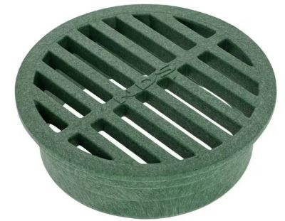 NDS 6 in. Round Grate, Green, 50*