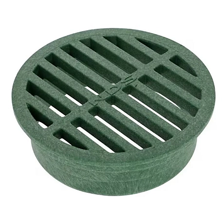 NDS 6 in. Round Grate, Green, 50*