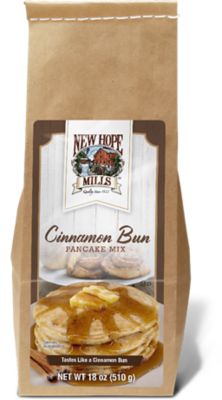 New Hope Mills Cinnamon Bun Pancake Mix, 18 oz., FINNHMCBP01