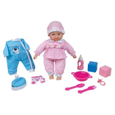 Lissi Dolls 11 in. Talking Baby Doll Set