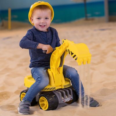 Image showing 5 th BIG Spielwarenfabrik Children's Power Worker Maxi Digger Ride-On Toy