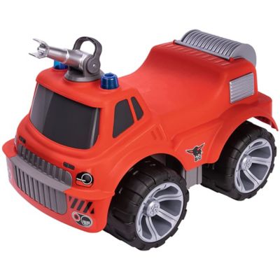 BIG Spielwarenfabrik Children's Power Worker Maxi Fire Truck Ride-On Toy
