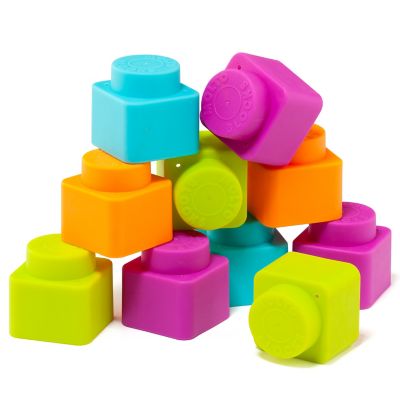 Molto Play and Sense 48 pc. Sensorial Soft Building Blocks